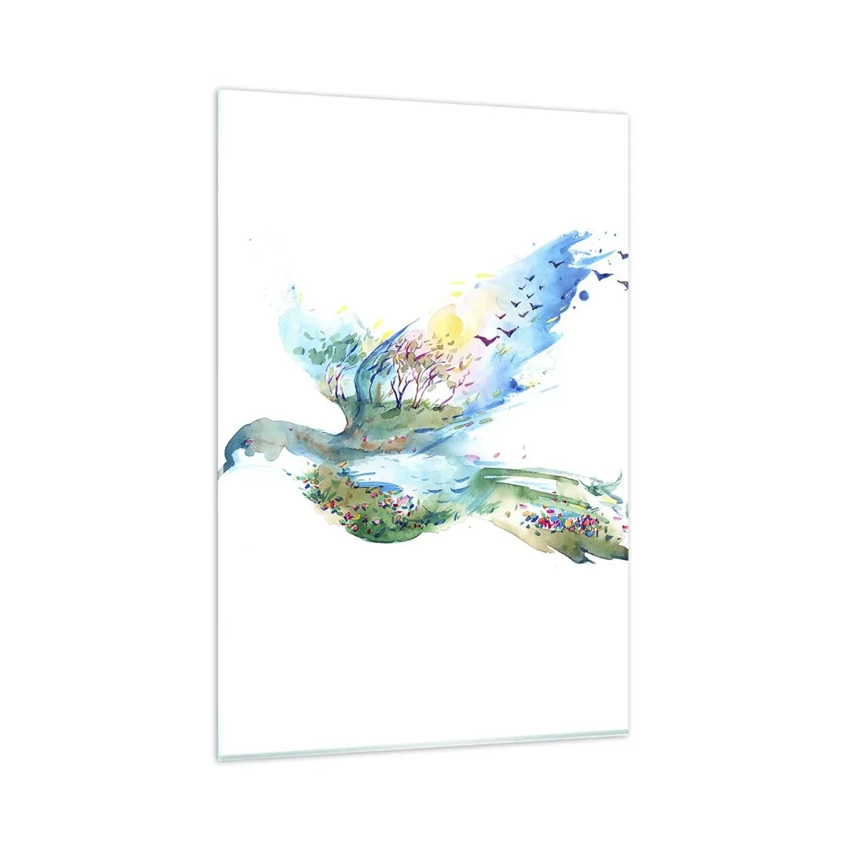 Üveg kép - A természet szárnyain - 80x120 cm