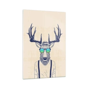 Üveg kép - Kire számítottál? - 70x100 cm