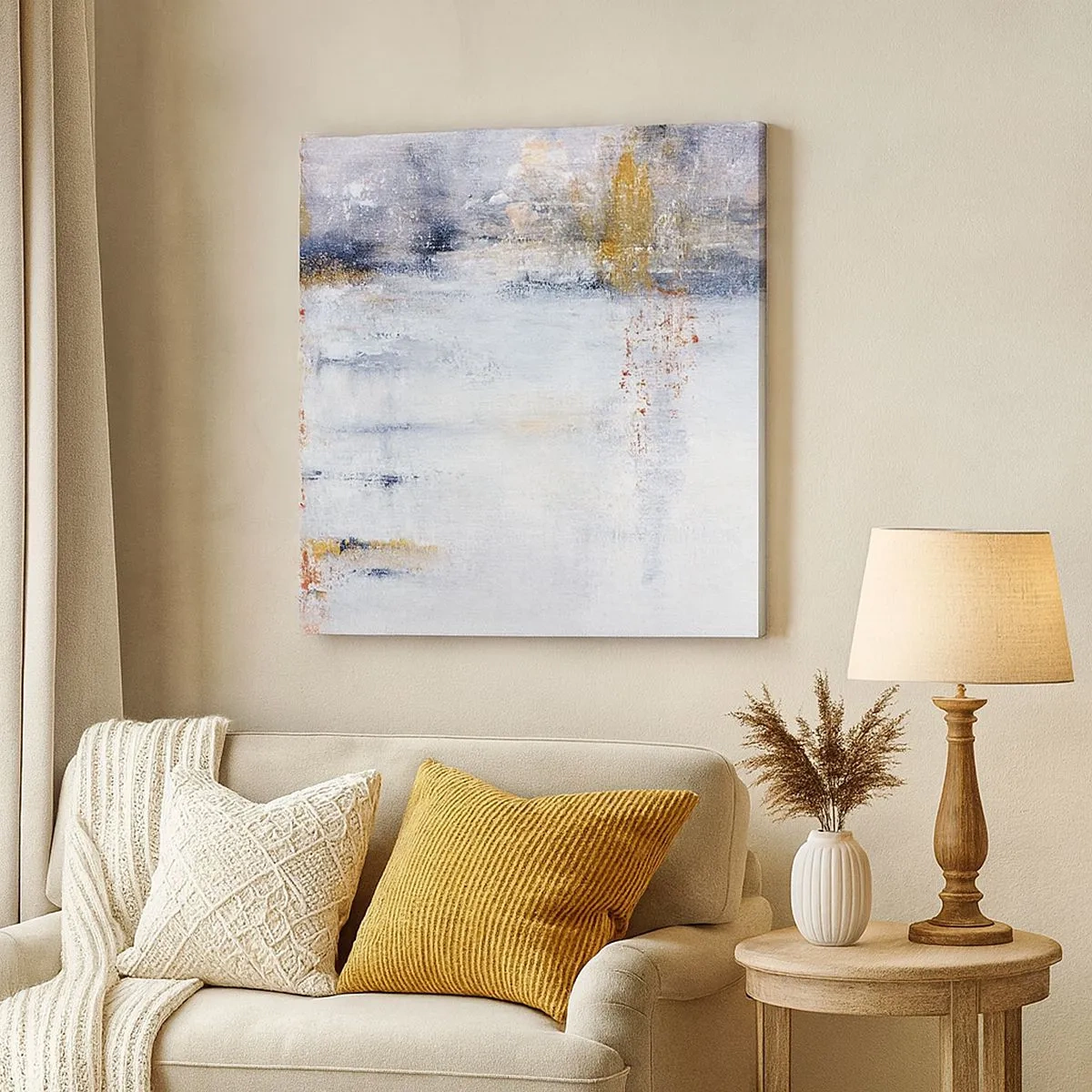 Vászonkép - A légfüggöny mögött  - 30x30 cm