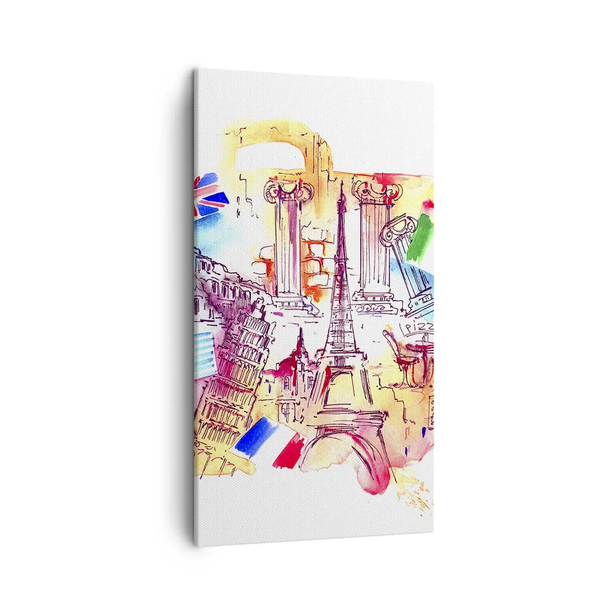 Vászonkép - Európai körút - 45x80 cm