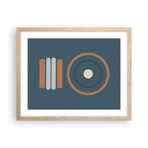 Poszter világos tölgy keretben - A dolgok lényege - 50x40 cm