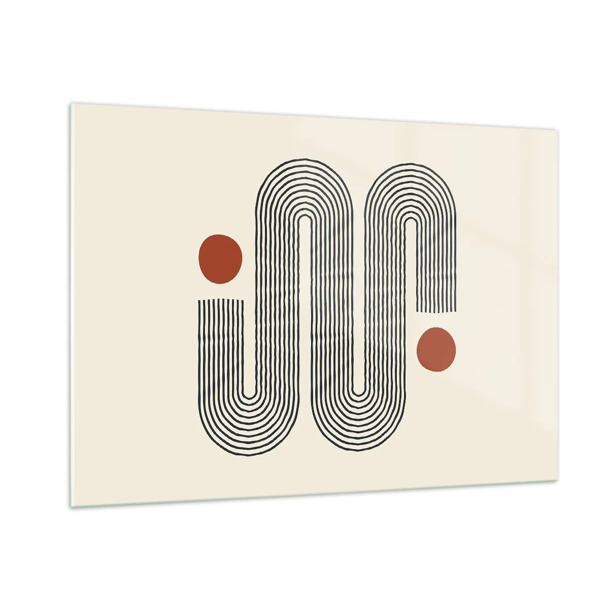 Üveg kép - Elejétől végéig - 100x70 cm