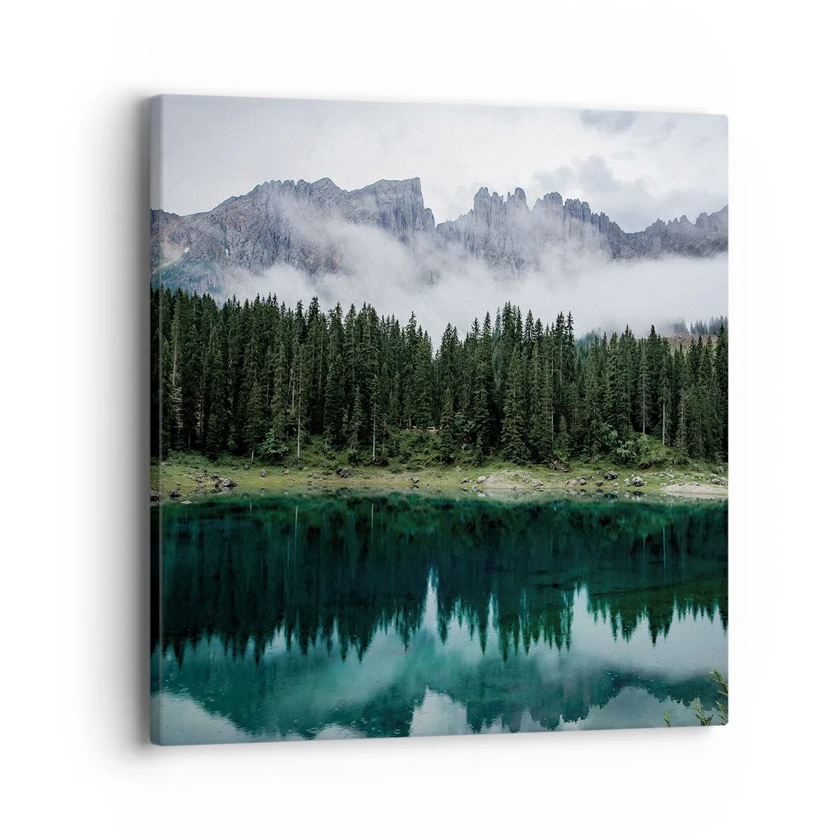 Vászonkép - Csitt, csit, ne zavard fel az állóvizet... - 40x40 cm