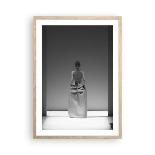 Poszter világos tölgy keretben - Kifinomult egyszerűség - 50x70 cm