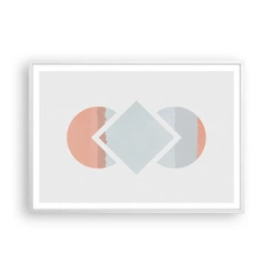 Poszter fekete keretben - A helyzet egyértelmű - 100x70 cm