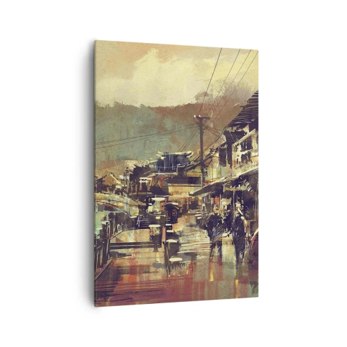 Vászonkép - Az élet, mint a szürke gazdagság - 70x100 cm