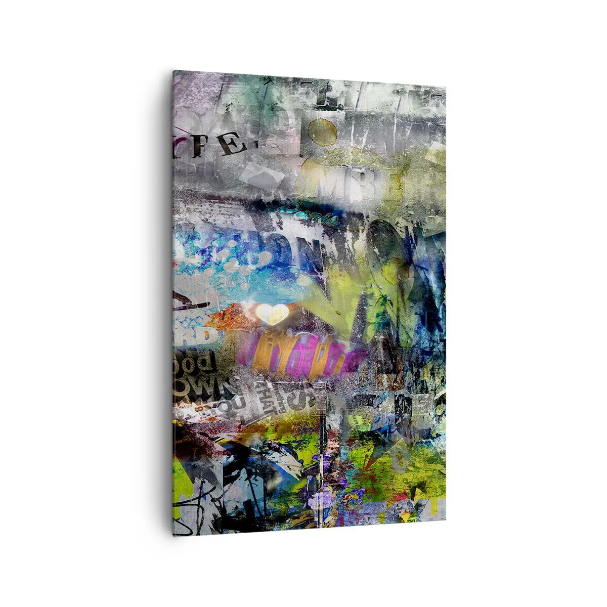 Vászonkép - Emlékek kollázsa - 80x120 cm