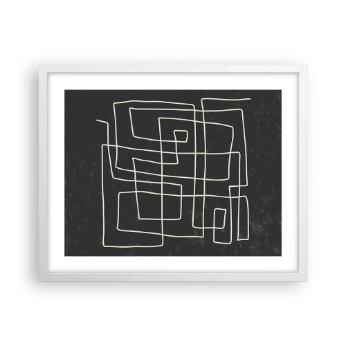 Poszter fekete keretben - Nem olyan egyszerű - 50x40 cm