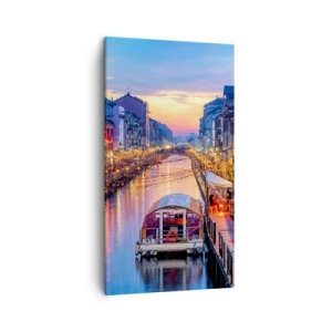 Vászonkép - Fény és öröm estéje - 45x80 cm