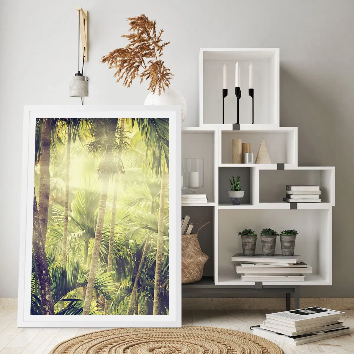 Poszter fekete keretben - Zöld forróságban - 40x50 cm