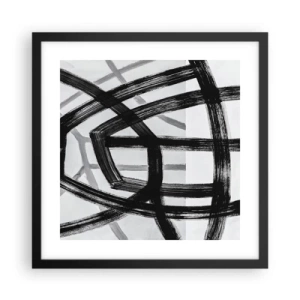 Poszter fehér keretben - Mélység építése - 40x40 cm