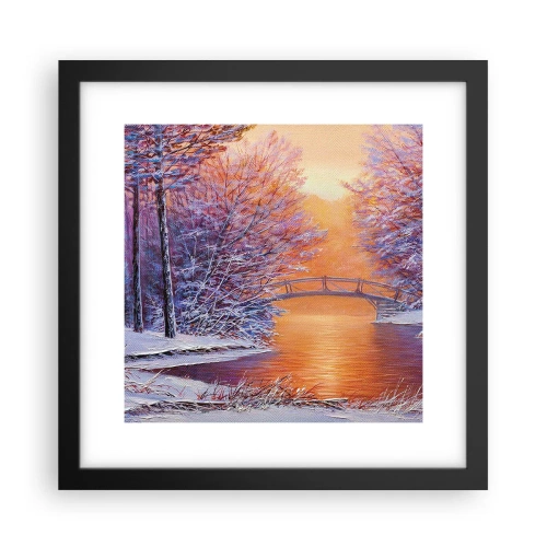 Poszter fehér keretben - Találkozzunk itt - 30x30 cm