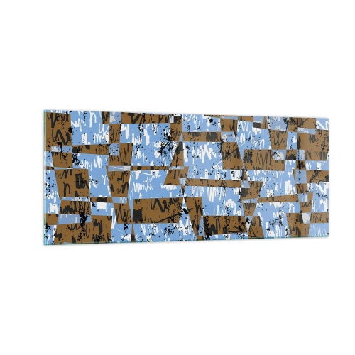 Üveg kép - Nem népies kivágás - 100x40 cm