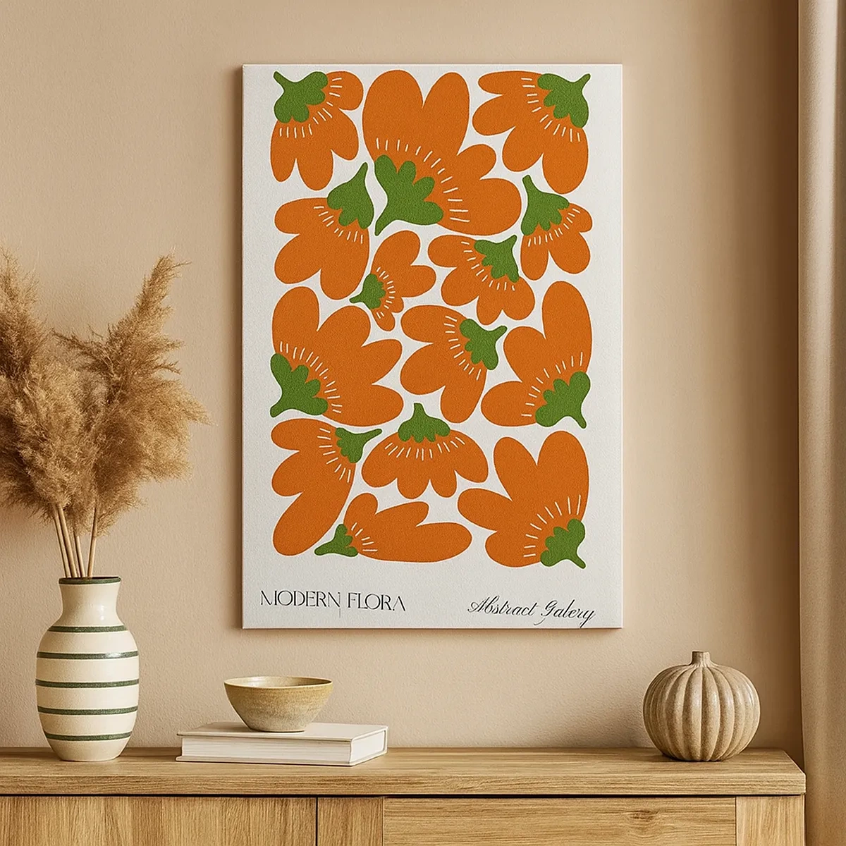 Vászonkép - A virágok életéről - 50x70 cm