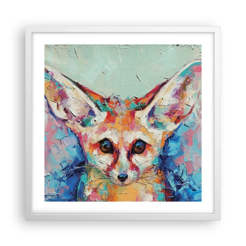 Poszter fekete keretben - Készen álltok rám? - 50x50 cm