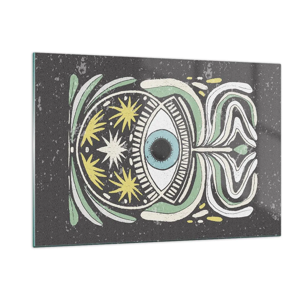 Üveg kép - Törzsi rituálék - 120x80 cm