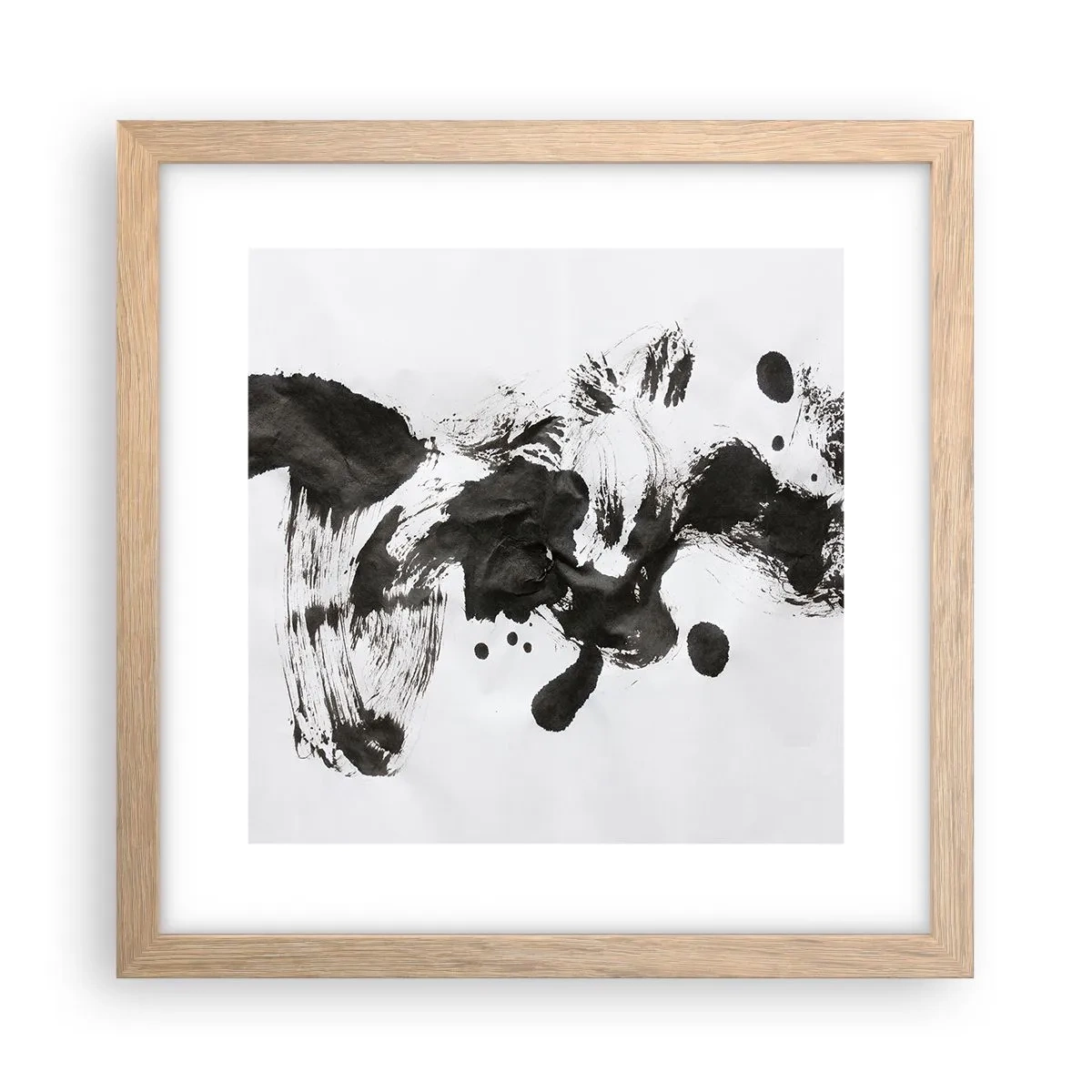 Poszter világos tölgy keretben - Módszer az őrületben? - 30x30 cm