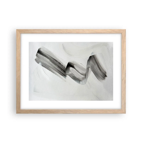 Poszter világos tölgy keretben - Csak a móka kedvéért - 40x30 cm