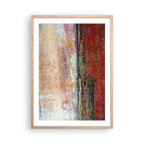 Poszter világos tölgy keretben - Talán a tenger - 50x70 cm