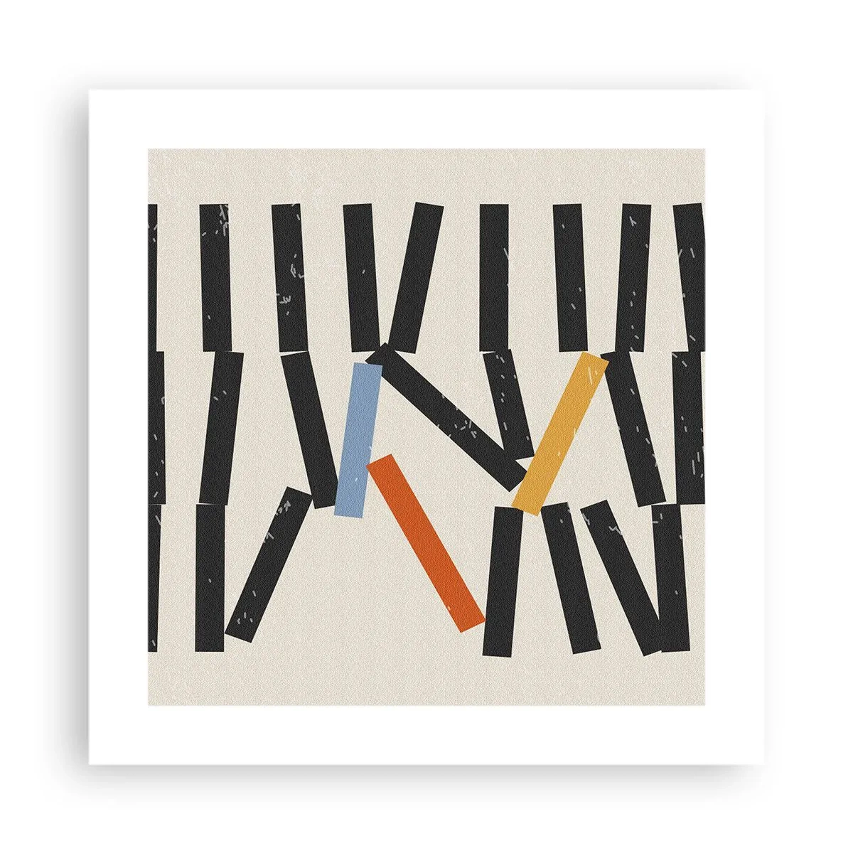 Poszter - Dominó - kompozíció - 40x40 cm