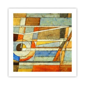 Poszter - Kubizmus az építkezésen - 50x50 cm