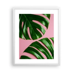 Poszter fekete keretben - Zöld rendez-vous - 40x50 cm