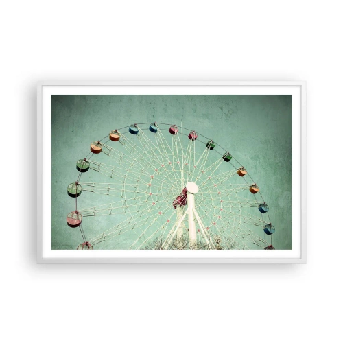 Poszter fekete keretben - Gyere játszani - 91x61 cm