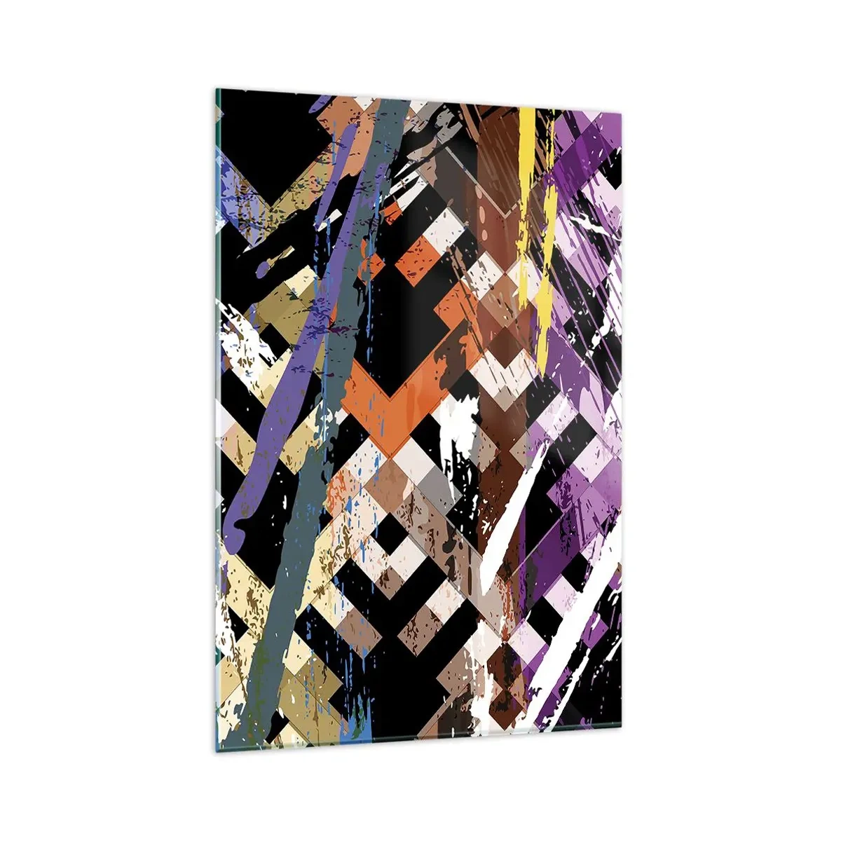 Üveg kép - A négyzeten - 80x120 cm