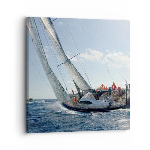 Vászonkép - Győzzön a jobbik - 30x30 cm