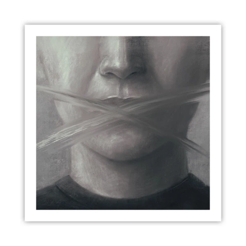 Poszter - Szó nélkül - 60x60 cm