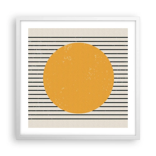 Poszter fekete keretben - Az egyszerűség ereje - 50x50 cm