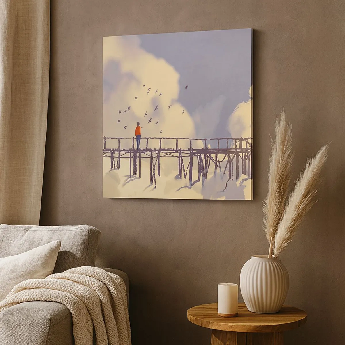 Vászonkép - Kék vágy - 30x30 cm