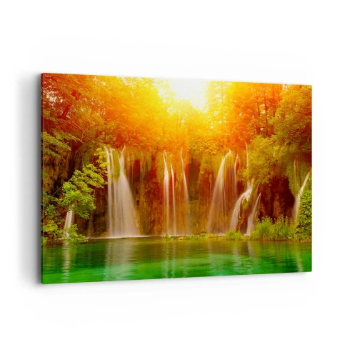 Vászonkép - A napon és az árnyékban - 100x70 cm