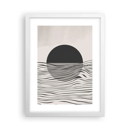 Poszter fekete keretben - A feles kompozíciója - 30x40 cm