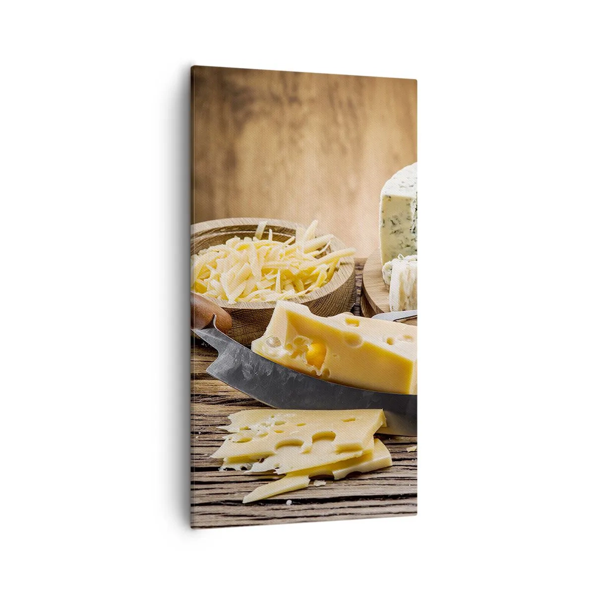 Vászonkép - Mosolyogj a sajtra - 55x100 cm