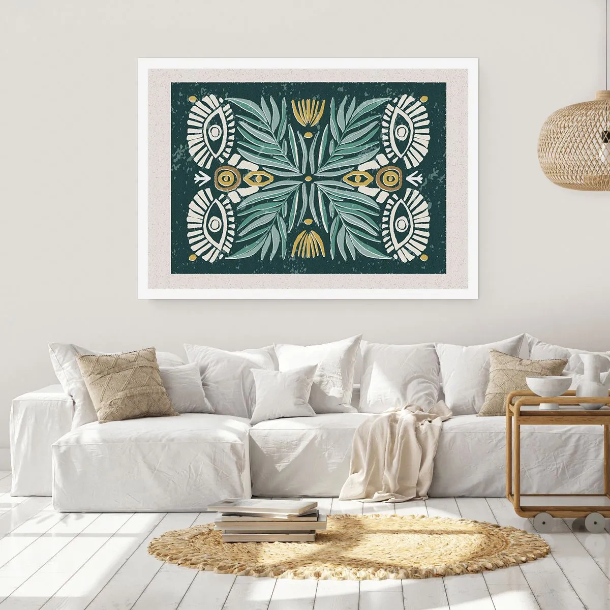 Poszter - Mint egy népi kivágás - 100x70 cm