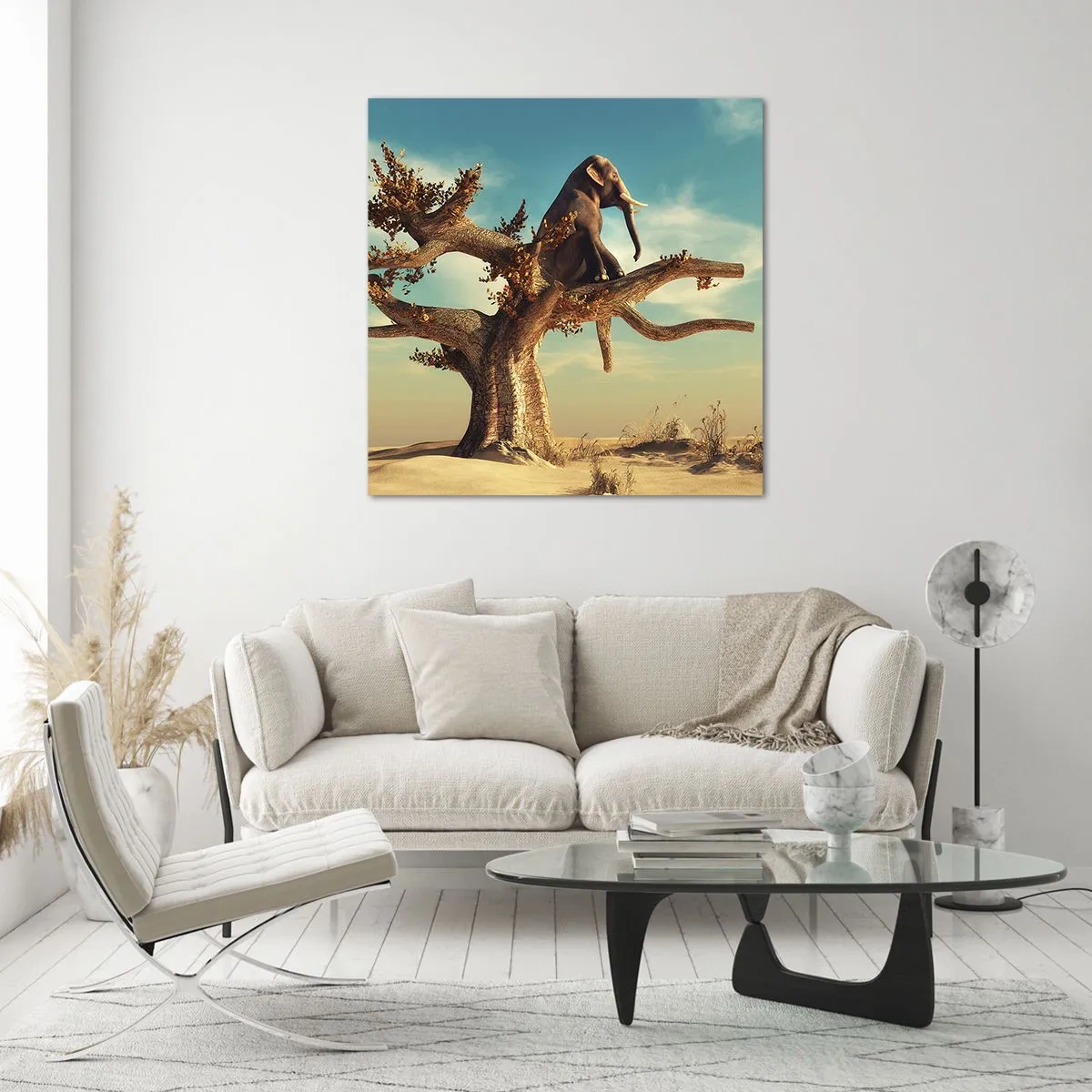 Üveg kép - Egy új nézőpont - 60x60 cm