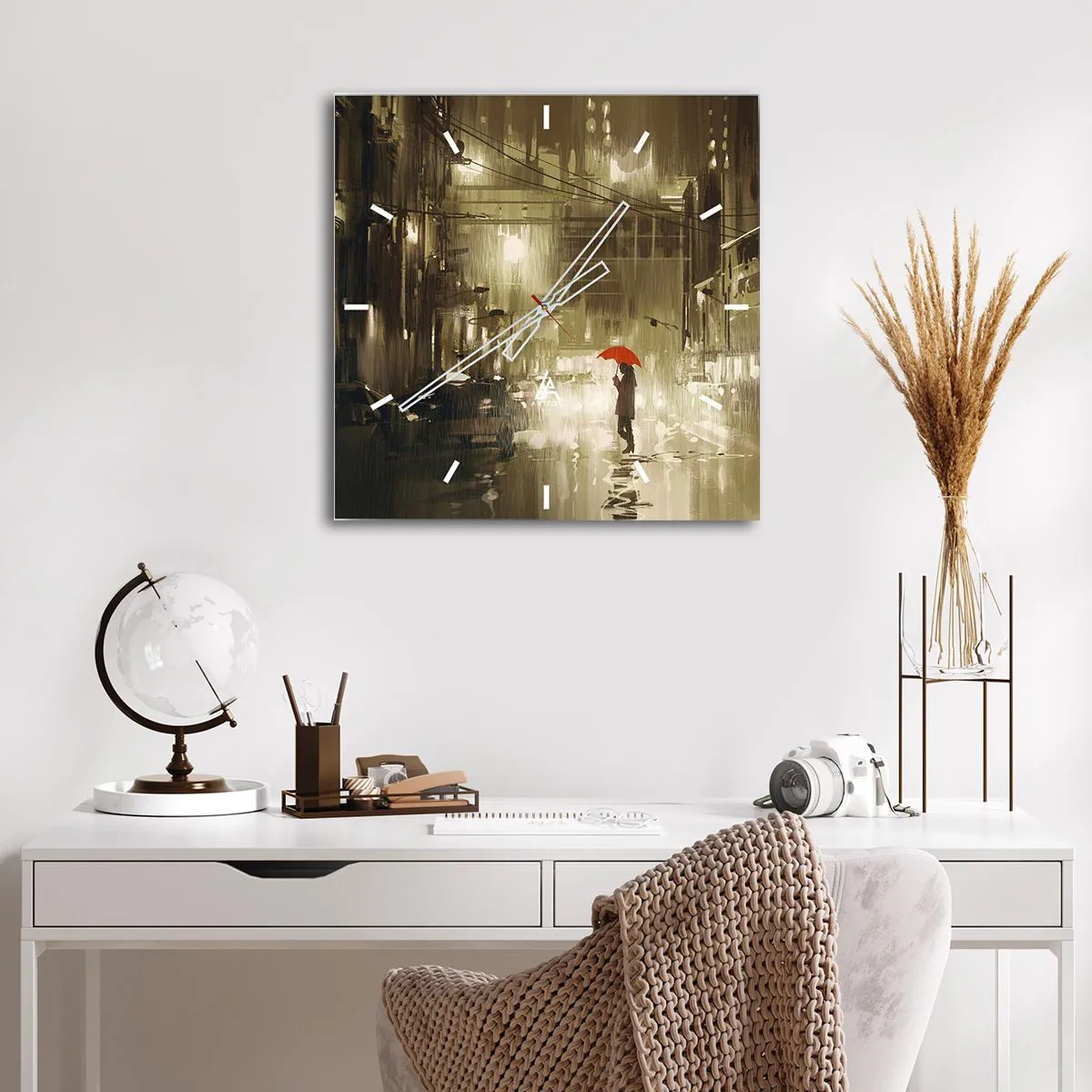 Falióra, Óra - Egyedül, de nem magányosan - 40x40 cm