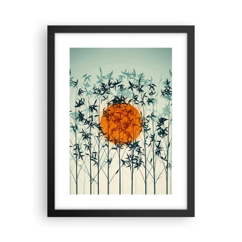Poszter fehér keretben - Japán nap - 30x40 cm
