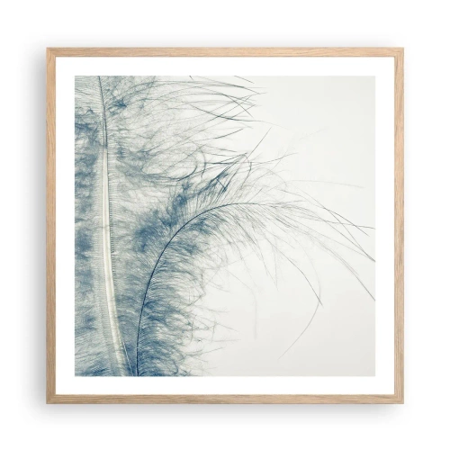 Poszter világos tölgy keretben - A természet suttogása - 60x60 cm