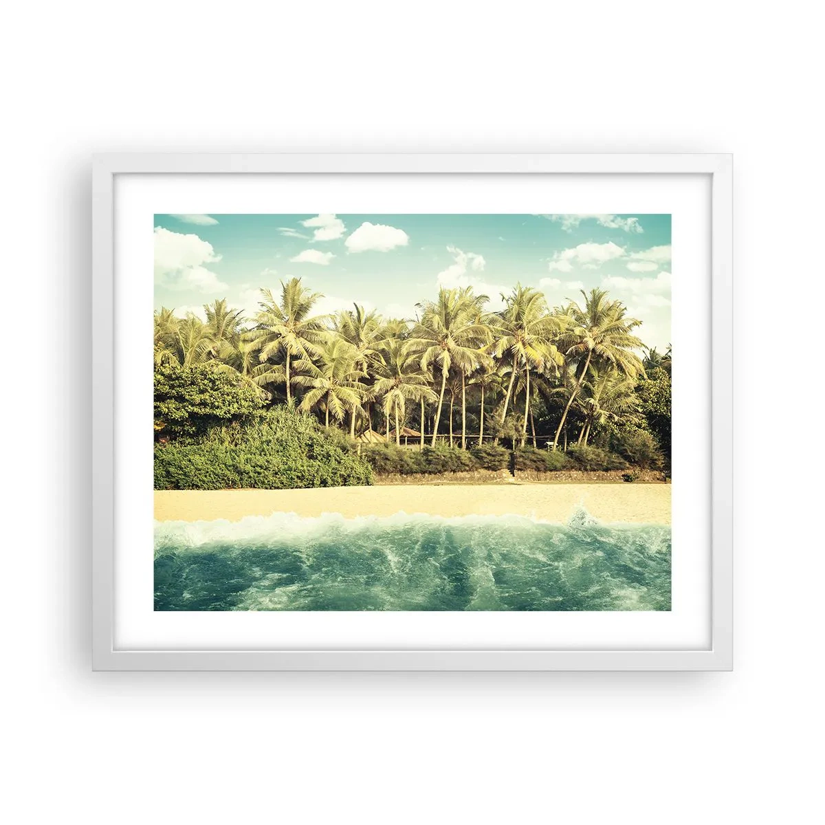 Poszter fekete keretben - Talán itt? - 50x40 cm