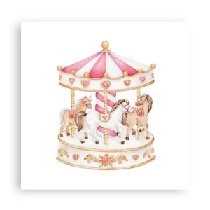 Poszter - A gyermekkor édes világa - 60x60 cm