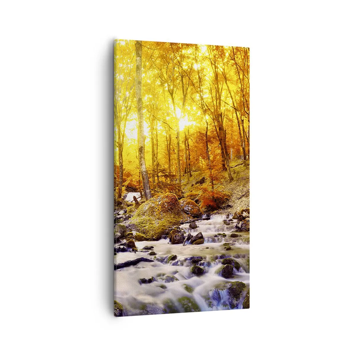 Vászonkép - Kövek aranyba és platinába - 55x100 cm