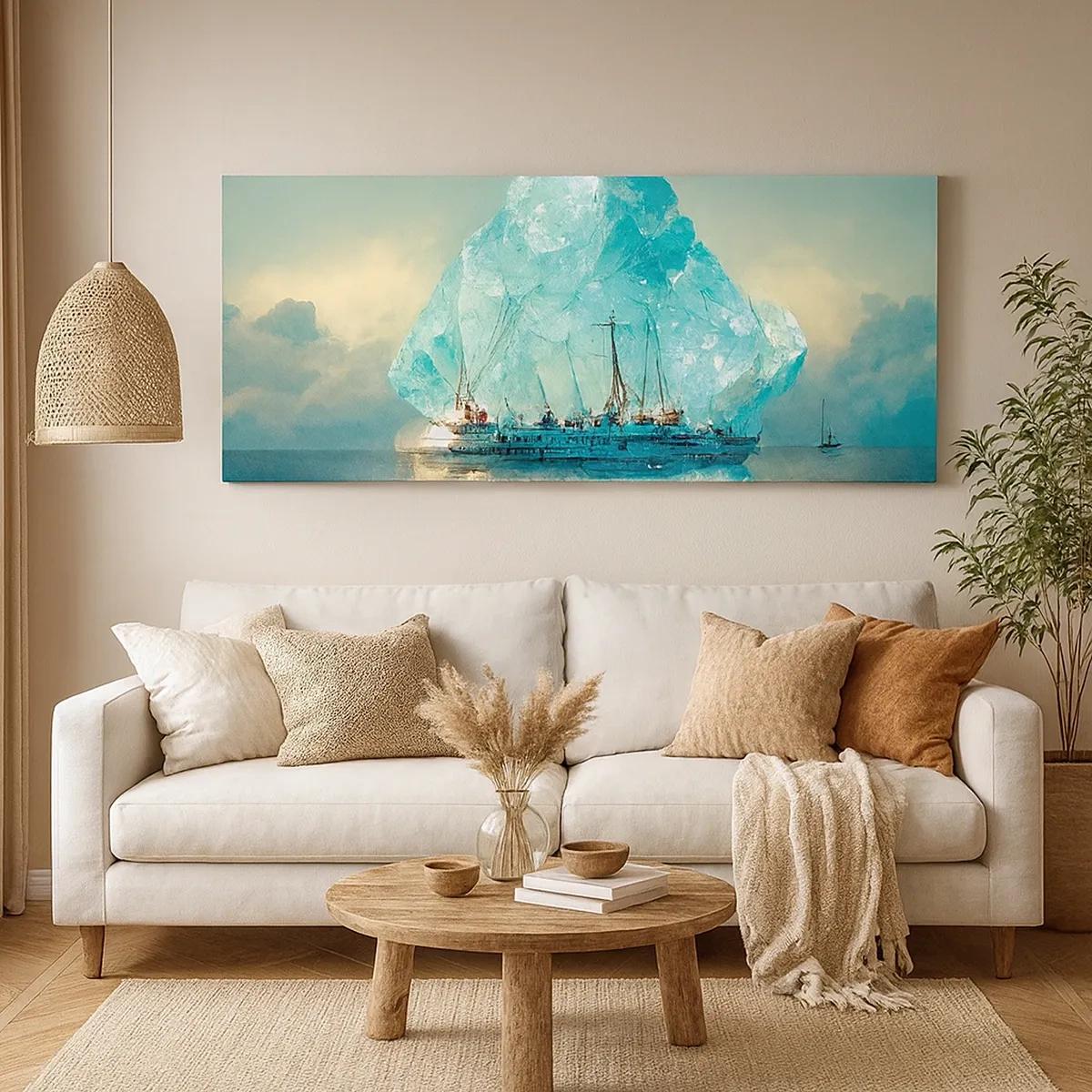 Vászonkép - Sarkvidéki gyémánt - 30x30 cm