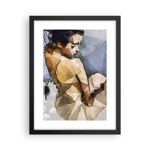 Poszter fehér keretben - A kubizmus szellemében - 30x40 cm