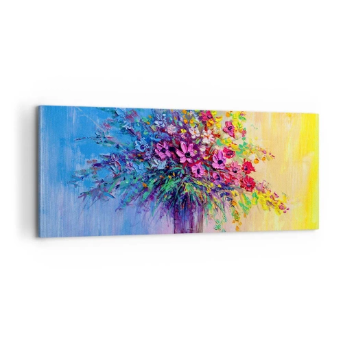 Vászonkép - A rét nyári ajándéka - 100x40 cm