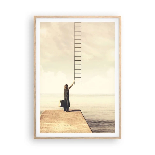 Poszter világos tölgy keretben - Varázslatos utazás - 70x100 cm