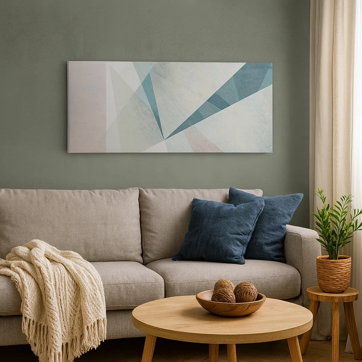 Vászonkép - Nyugodtan, de dinamikusan - 30x30 cm