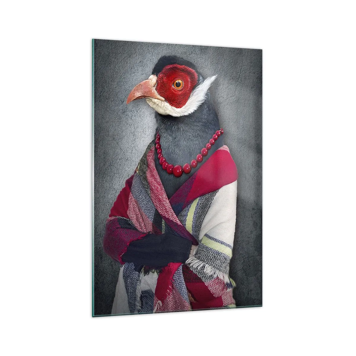 Üveg kép - Mit csinálok itt?! - 70x100 cm