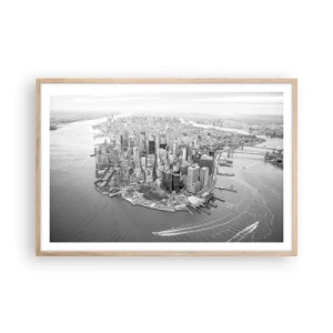 Poszter világos tölgy keretben - Hogy ne szeretném? - 91x61 cm